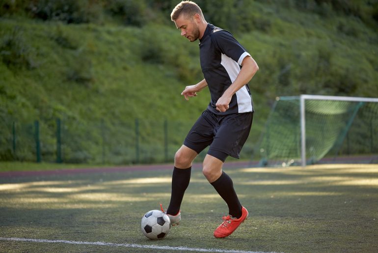 Running training for soccer Training running soccer